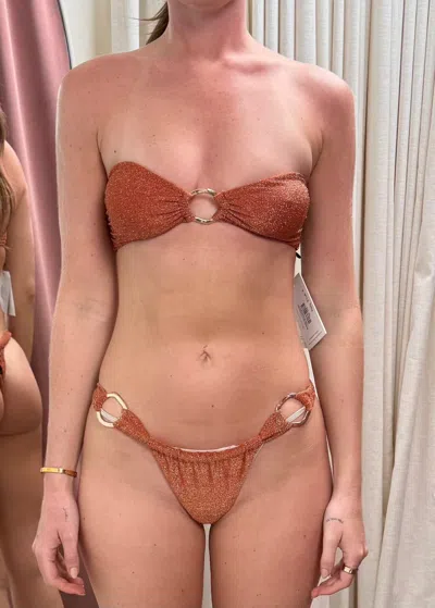 Outcast Denver Bikini Bottom Orange Shimmer
