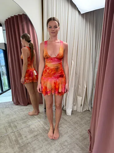 Outcast Emilie Mini Dress Sofira Heat
