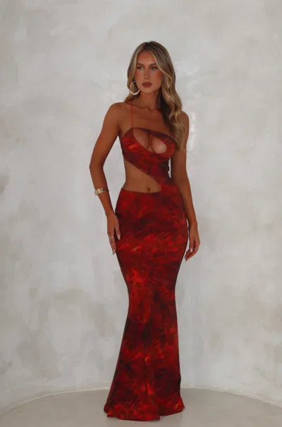 Outcast Fern Maxi Dress Orange