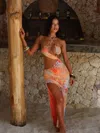 Outcast Georgi Maxi Dress Teal Malta