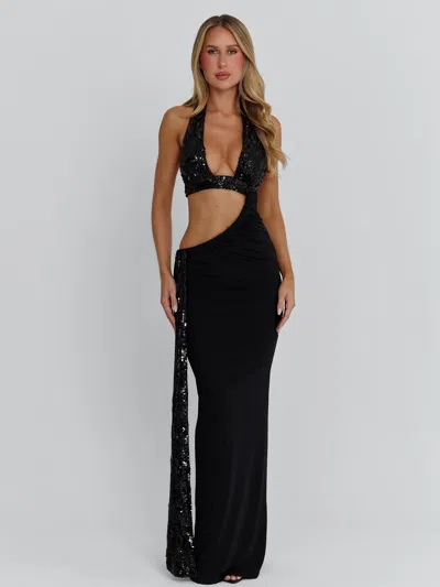Outcast Giulsy Maxi Dress Black