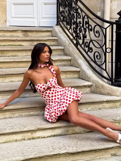 Outcast Hayley Mini Dress Red Polka Dot