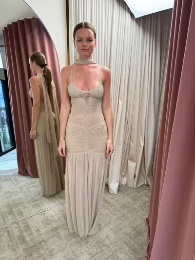 Outcast Ida Maxi Dress Tan