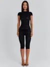 Outcast Jamiya Capri Jumpsuit Black
