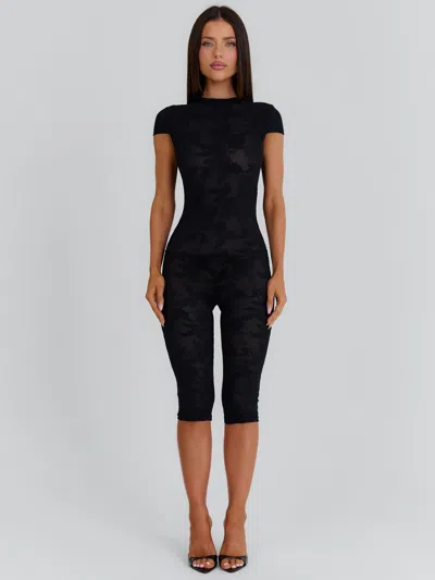 Outcast Jamiya Capri Jumpsuit Black
