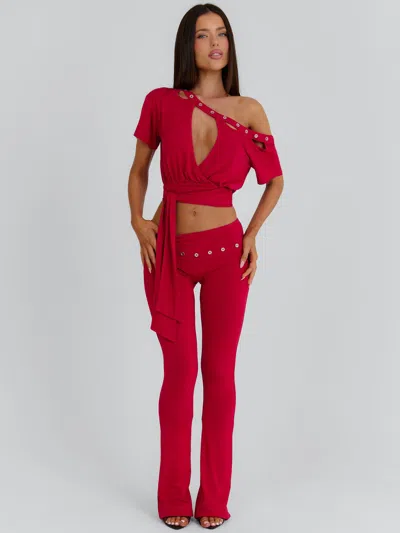 Outcast Janiya Pants Red