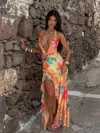 Outcast Jiya Maxi Dress Kaylah In Multi