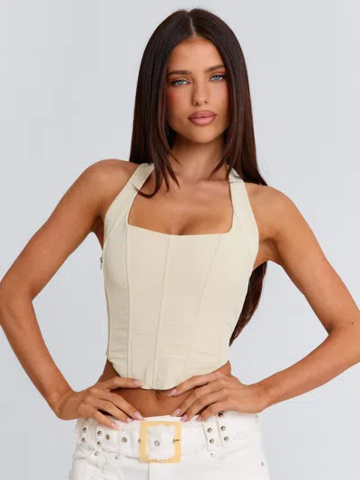 Outcast Lainee Corset Top Bone