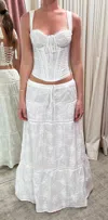 Outcast Lauro Maxi Skirt White