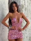 Outcast Lavia Mini Dress Pink In Pink