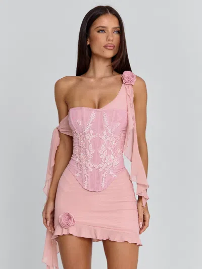 Outcast Loreto Mini Dress Pink