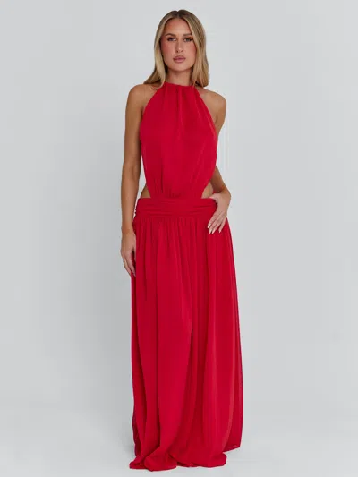 Outcast Loretta Maxi Dress Red