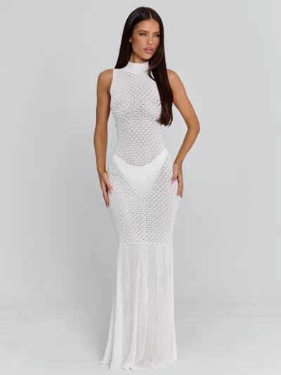 Outcast Loriel Maxi Dress White