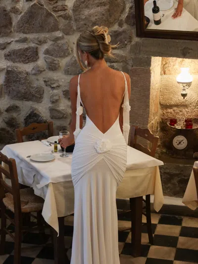 Outcast Louianna Maxi Dress Bright White