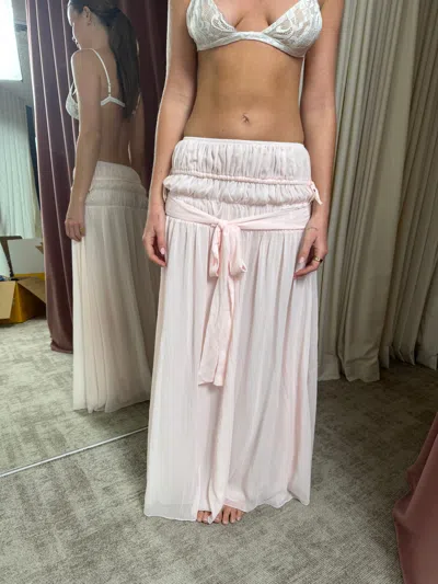 Outcast Lubela Maxi Skirt Blush