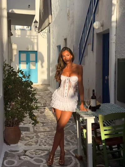 Outcast Lucie Mini Dress Bright White