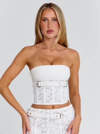 Outcast Lunalla Top Ivory In White