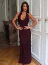 Outcast Lunia Maxi Dress Dark Mauve