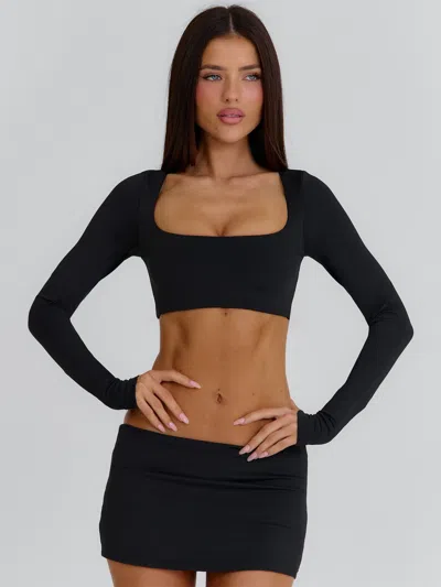 Outcast Lure Long Sleeve Top Black