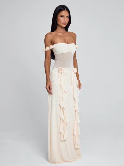 Outcast Marceline Maxi Dress Beige