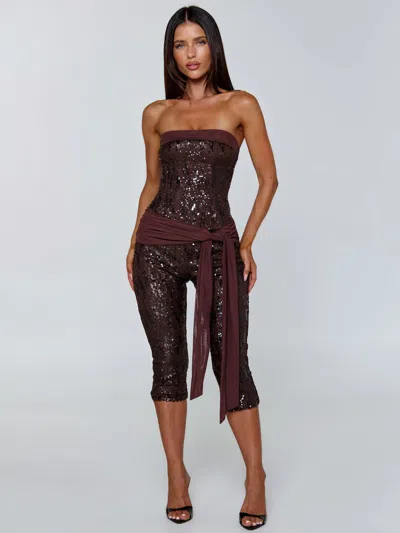 Outcast Mariella Jumpsuit Chocolate