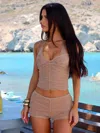 Outcast Milada Top Gold In Brown