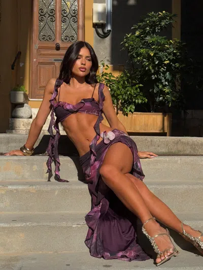 Outcast Millea Top Royal Orchid