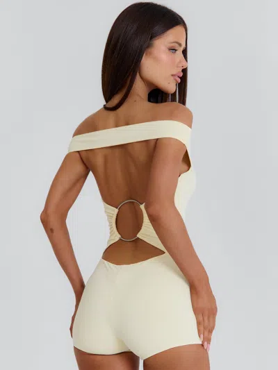 Outcast Mina Playsuit Cream
