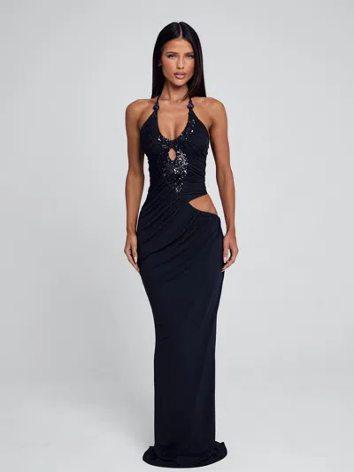 Outcast Mutia Maxi Dress Navy