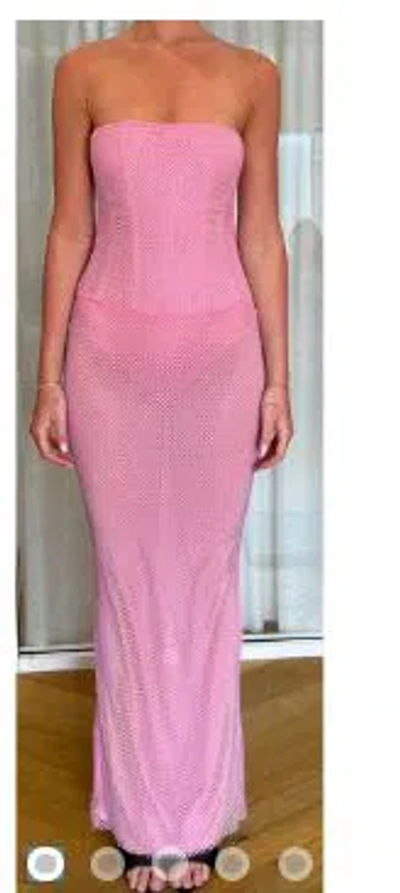 Outcast Natty Maxi Dress Pink