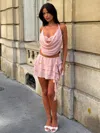Outcast Odetta Mini Skirt Baby Pink