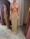 Outcast Orietta Maxi Skirt Gold