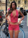 Outcast Piai Shorts Polka Dot Red In Red