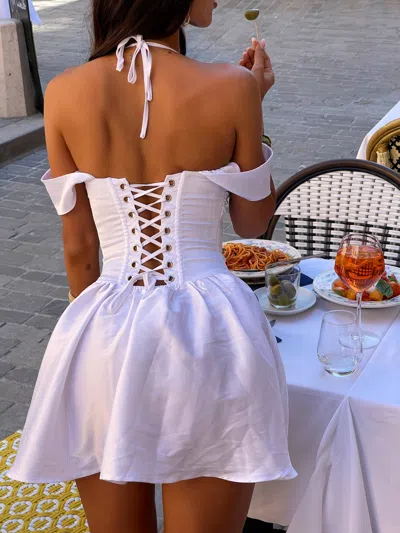 Outcast Porsha Mini Dress White