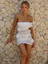 Outcast Posy Mini Dress Bright White