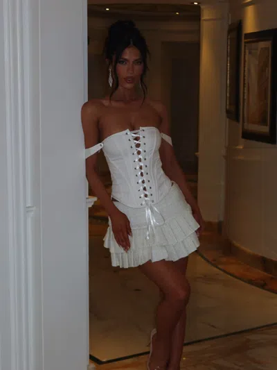 Outcast Quintana Mini Skirt White