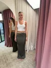 Outcast Rai Maxi Skirt Forest Green