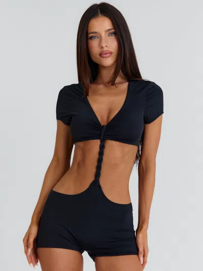 Outcast Renae Playsuit Black