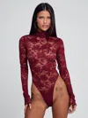 Outcast Roselle Bodysuit Wine