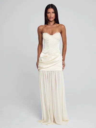Outcast Rowna Maxi Dress Ivory