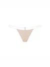 Outcast Seamless Clear Strap G-string Nude