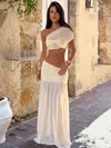 Outcast Skyla Maxi Skirt Cream