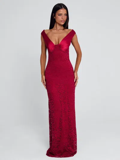 Outcast Sylora Maxi Dress Red