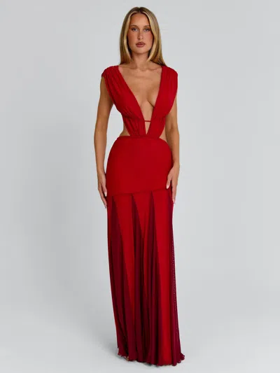 Outcast Thessa Maxi Dress Red