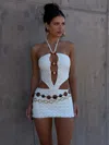 Outcast Tian Mini Dress Cream