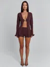 Outcast Velma Shorts Chocolate In Brown