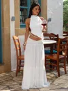 Outcast Veronica Maxi Skirt White In White