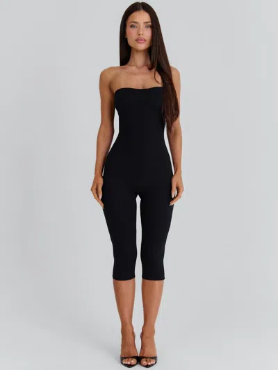 Outcast Victoria Capri Jumpsuit Black