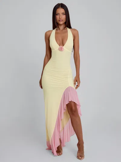 Outcast Virginia Maxi Dress Yellow