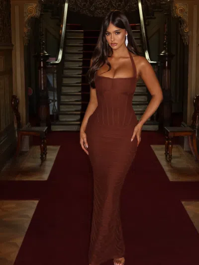 Outcast Xavia Maxi Dress Brown
